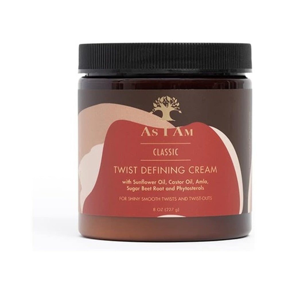 AS I AM Twist Defining Cream for Shiny Smooth Twists and Twist-Outs 227g