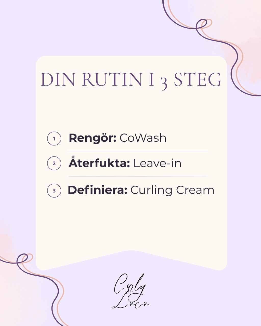Moisture & Definition Routine